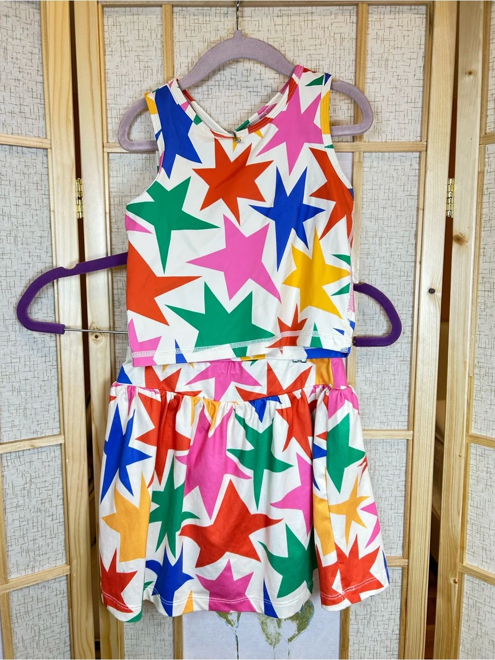 Hanna Andersson Matching Sets with Multicolor Star Print Active Wear